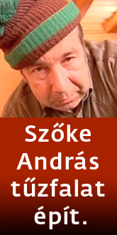 Szőke András tűzfalat épít